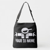 Sacs de carrosserie de nom DJ personnalisé | disqu (Dos)