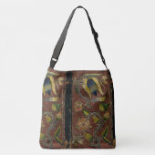 Sacs de couverture de livre rustique Velours brodé (Dos)