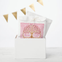 Sacs de faveur arbre de vie personnalisables