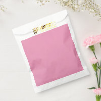 Sacs de Faveur Blancs | Panneau Rose | Paquet de F