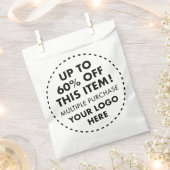 Sacs de Faveur Blancs Personnalisés 60% DE RÉDUCTI (Coupé)