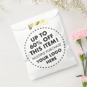 Sacs de Faveur Blancs Personnalisés 60% DE RÉDUCTI (Scellé)