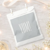 SACS DE FAVEUR CHIC_"YUM !" ARGENT (Coupé)