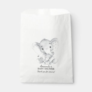 Sacs de faveur de baby shower d'éléphant