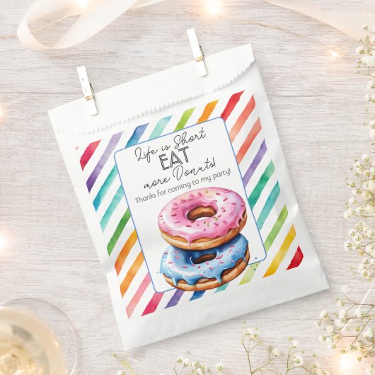 Sacs de faveur de beignets (Coupé)