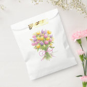Sacs de faveur de bouquet de tulipes (Scellé)