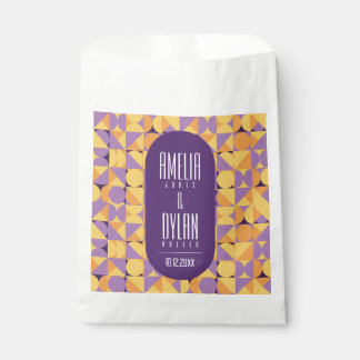 Sacs de Faveur de Couleur d'Automne aux Vibes Rétr