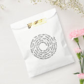 Sacs de faveur de la fête de devis (Scellé)