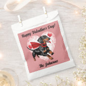 Sacs de faveur de la Saint-Valentin pour teckel (Coupé)
