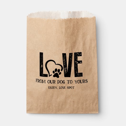 Sacs de faveur de la station d'os de chien (Devant)