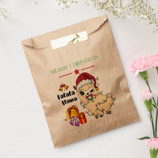 Sacs de faveur de lama de Noël (Scellé)
