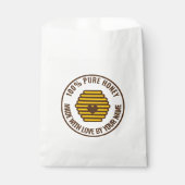 Sacs de faveur de logo de ruche pour cadeaux de mi (Devant)
