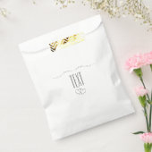 Sacs de faveur de mariage Silver Hearts & Sparkle (Scellé)