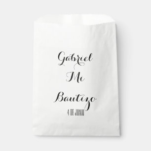 Sacs de faveur de MI Bautizo - personnaliser