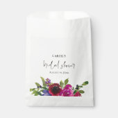 Sacs de Faveur Fleuris Aquarelle Rose Clair (Devant)
