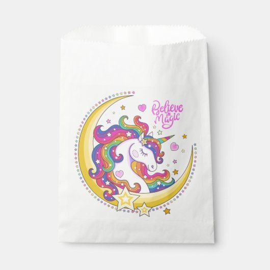 Sacs de faveur magique Unicorn (Devant)