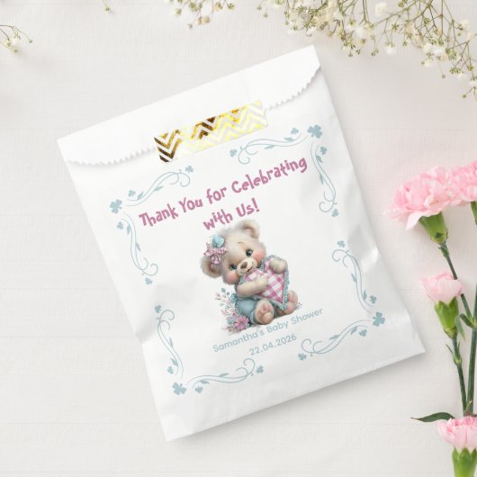 Sacs de faveur Ourson Fête Prénatale Bébé (Scellé)