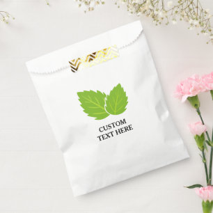 Sacs de faveur personnalisés avec un design de log