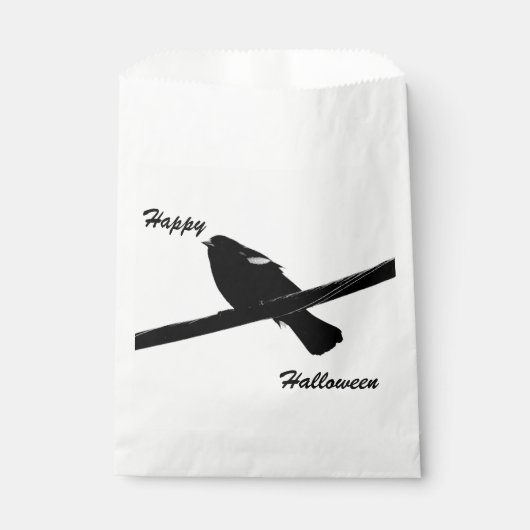 Sacs de Faveurs Blackbird Joyeux Halloween (Devant)
