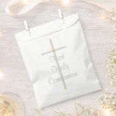 Sacs de faveurs blancs pour la première communion (Coupé)