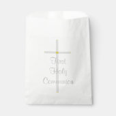 Sacs de faveurs blancs pour la première communion (Devant)