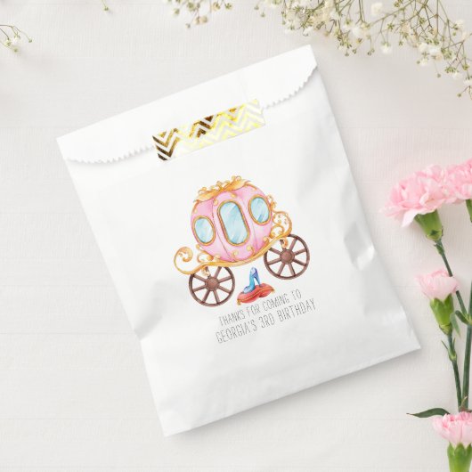Sacs de faveurs d'anniversaire de princesse de con (Scellé)