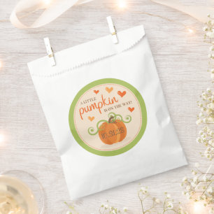 Sacs de Faveurs de Bébé Citrouille Mignon pour Bab