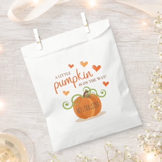 Sacs de Faveurs de Bébé Citrouille Mignonne pour B (Coupé)