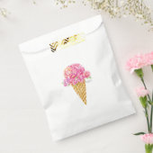 Sacs de Faveurs de Cône de Glace Fleur (Scellé)