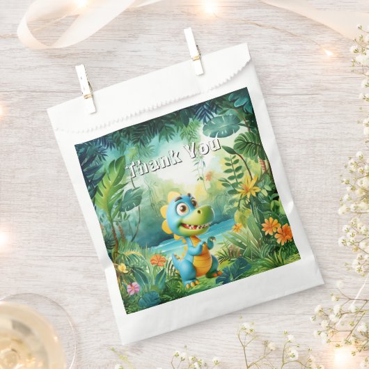 Sacs de Faveurs de Dinosaure Mignon (Coupé)