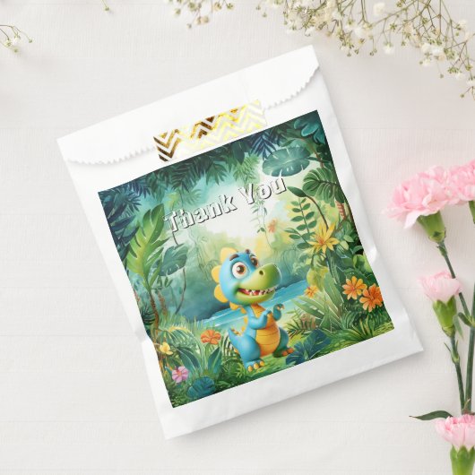 Sacs de Faveurs de Dinosaure Mignon (Scellé)
