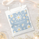 Sacs de Faveurs de Fleur de Daisy Bleue (Coupé)