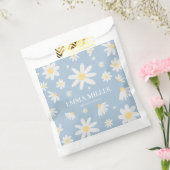 Sacs de Faveurs de Fleur de Marguerite Bleue (Scellé)