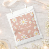 Sacs de Faveurs de Fleur de Marguerite Rose (Coupé)