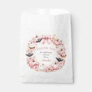 Sacs de Faveurs de Halloween Rose pour Remercier C