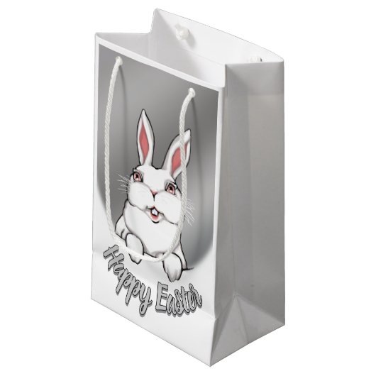 Sacs de faveurs de lapin de Pâques Sacs de Pâques (Devant Angle)