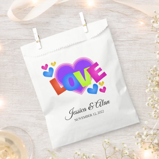 Sacs de faveurs de mariage (Coupé)