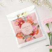Sacs de Faveurs de Mariage à l'Aquarelle Rose Pâle (Scellé)