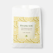 Sacs de Faveurs de Mariage Citron | Citron Italien (Devant)