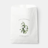 Sacs de Faveurs de Mariage de Verdure d'Hiver de G (Devant)