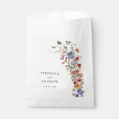 Sacs de Faveurs de Mariage Fleur Sauvage (Devant)
