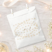 Sacs de Faveurs de Mariage Monogramme avec Lumière (Coupé)