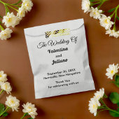 Sacs de Faveurs de Mariage Noir et Blanc