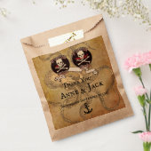 Sacs de Faveurs de Mariage Pirate (Scellé)