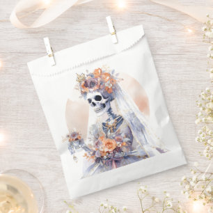 Sacs de Faveurs de Mariée Squelette d'Halloween Ef