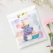 Sacs de Faveurs d'Hippopotame d'Anniversaire (Scellé)