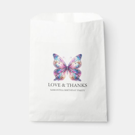 Sacs de Faveurs Papillon de Rêve (Devant)