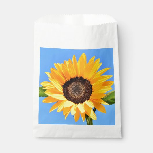 Sacs de Faveurs Tournesol Jaune (Devant)