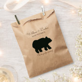 Sacs de Fête de l'Ours Rustique Kraft BEA-100 (Coupé)