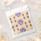 Sacs de fête fleurs art pansy jaune (Coupé)